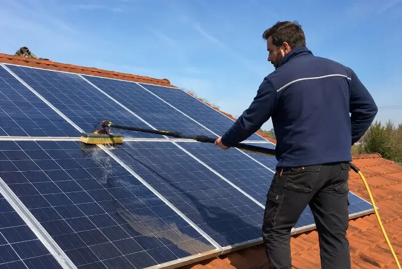 Nettoyage et entretien de panneaux solaires à Lisle
