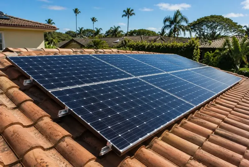 Installation de panneaux solaires à Lisle